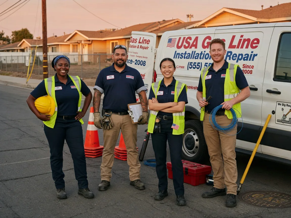 Gas Line Installation company in Sasakwa, OK